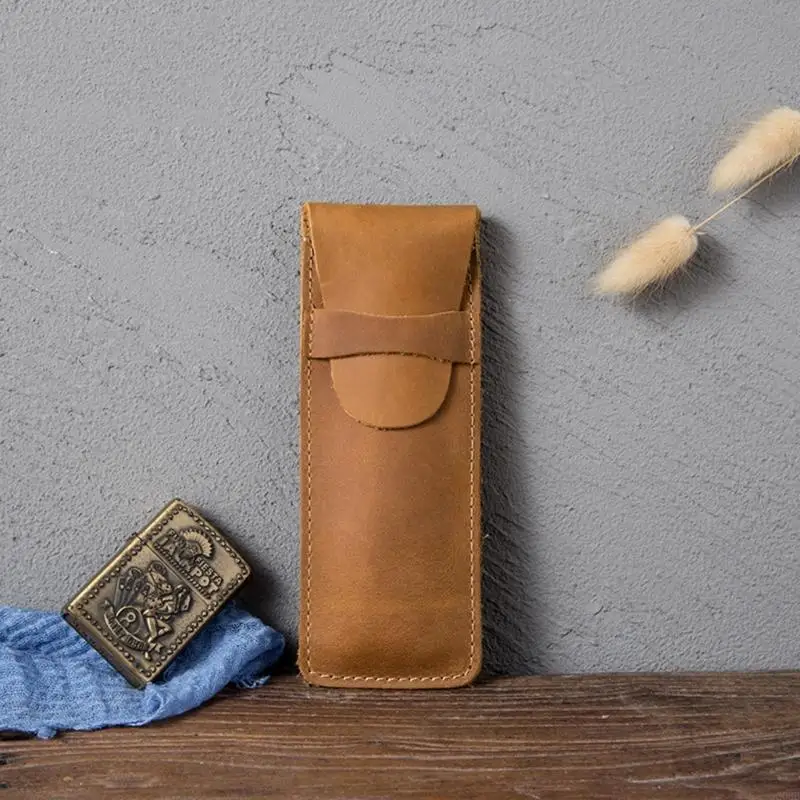 203B Mini Pu Leather PEN PENT PENE SLEEVE مع هدية حقيبة القلم للبالغين المراهقين