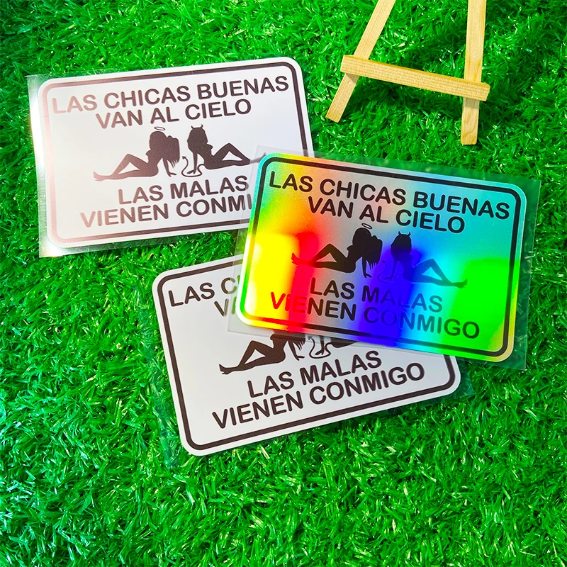 Spanish Style Waterproof Sunscreen Stickers Decals For Motorcycle Scooter Helmet Fuel Tank DIY Decor