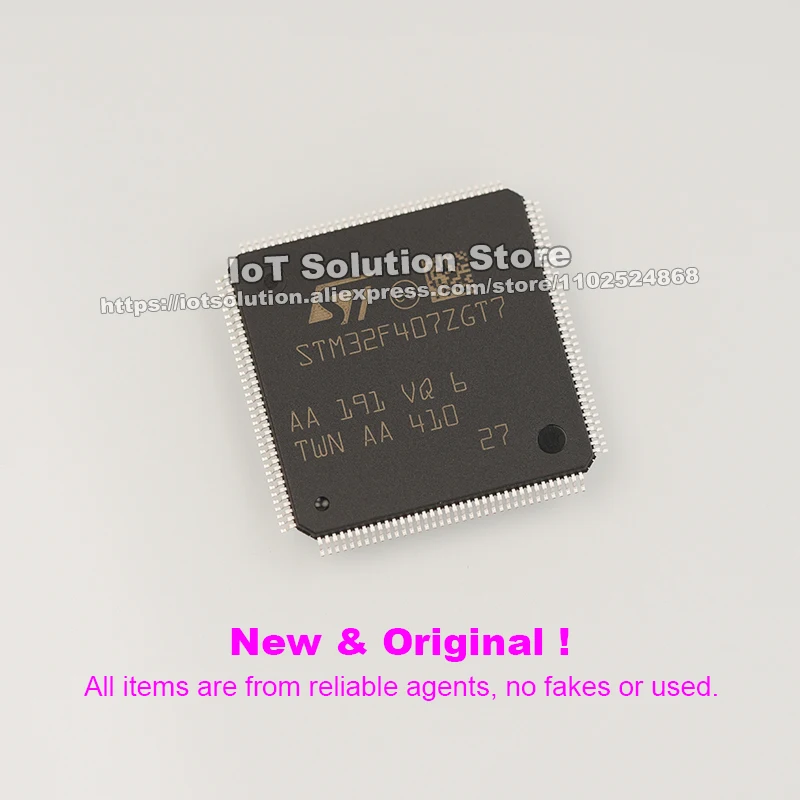 Stm32f407zgt7 LQFP-144、20x20x1.2mm