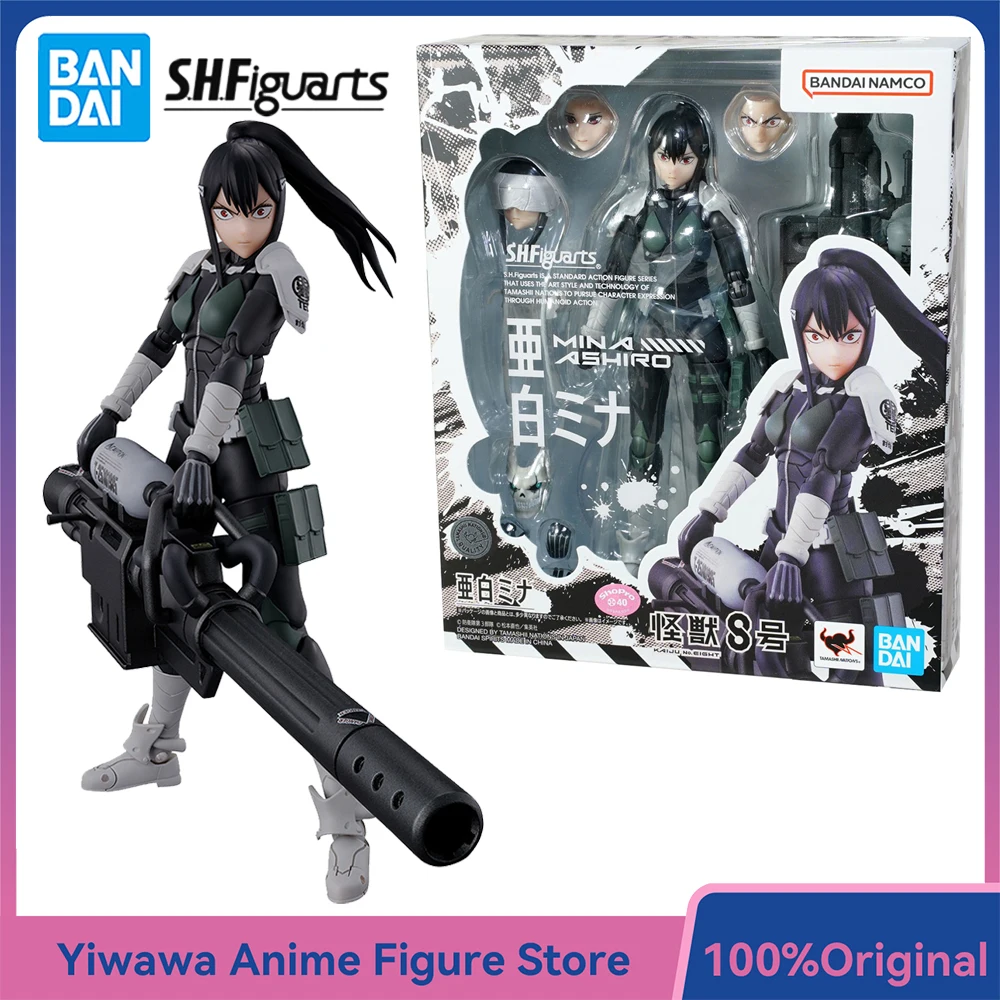 

[In-Stock] Original BANDAI S.H.Figuarts Mina Ashiro (Kaijuu No.8) 14cm Collectible SHF Anime Figure Nice Model Ornament Toys