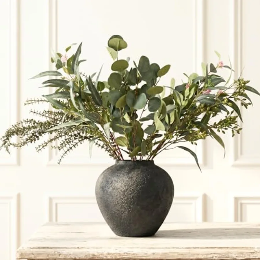 

Large Eucalyptus Centerpieces for Table Decor Long Artificial ery Stems Real Touch Silk Branches for Coffee Table Dining Kitche