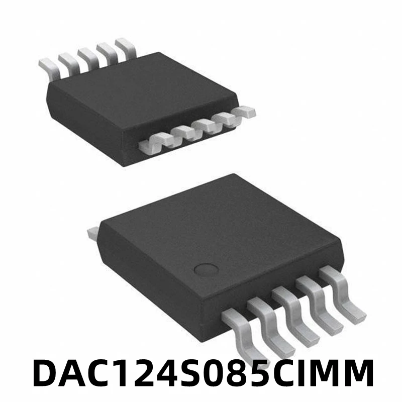 1Pcs DAC124S085CIMM MSOP-10 Screen Printed X66C New Original 12-bit A/C Chip