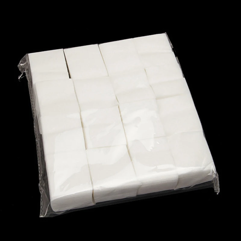 1200pcs/bag Disposable Makeup Cotton Pads Wipes Lint-Free Soft Cleanser Remover Wrap Paper Eyebrow Lip Microblading Supplies