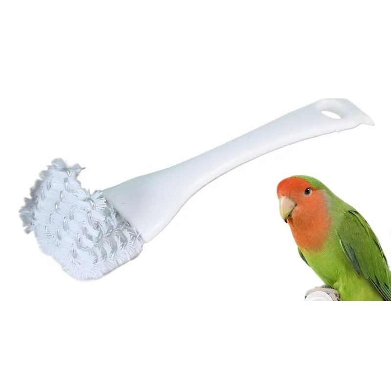 

Multifunctional Bird Cage Cleaning Brush with Dirt Shovel Effortless Feces Removal Tool Parrot Cage Cleaner Pet Bird Supplies