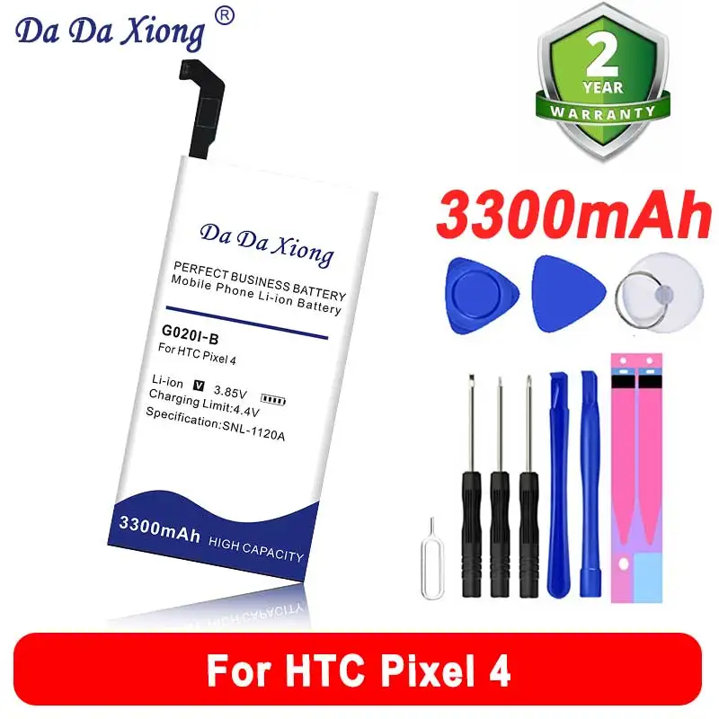  3300mAh G020I-B Bateria For HTC Pixel 4 Mobile Phone Battery in Stock