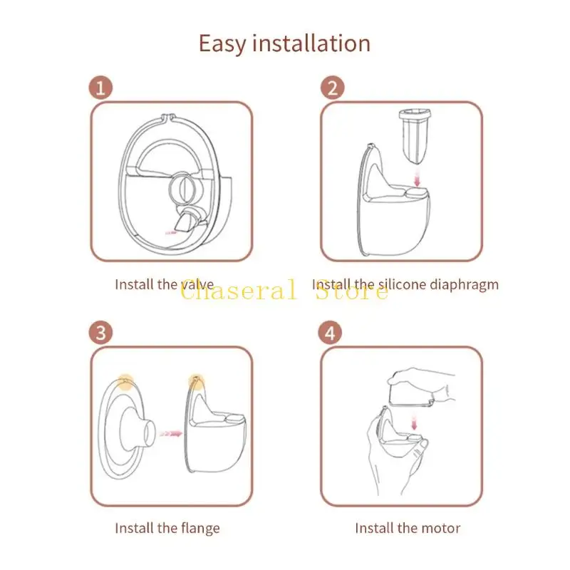 E7CE Protective Cover Cap for S32 Wearable Breast Effectively Blocks Dust