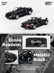 Micro Turbo 1:64 MX5 Eunos Roadster NA Metallic black limited999 Diecast Model Car