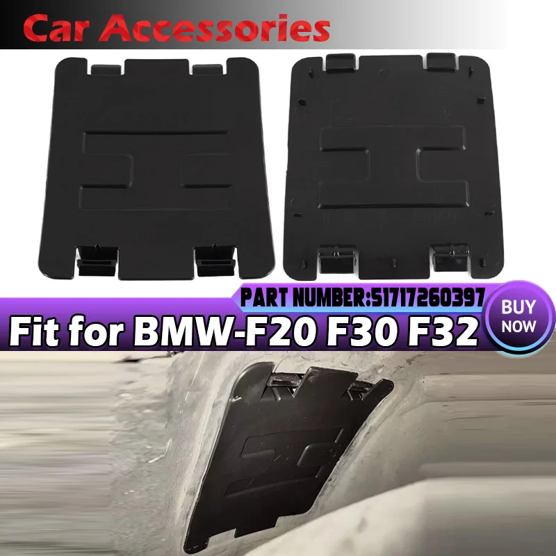 Черный передний крыло-накладка Rhyming для BMW 1, 3, 4 серии F20, F21, 22, F23, F30, F31, F32 2014-2016, артикул 51717260397, элемент кузовного обвеса