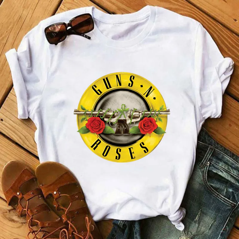 Rock Band Gun N Roses Patches for Clothes Heat Transfer Thermal Stickers DIY T shirt Iron on for Woman Jackets Fashion Appliqued view 2