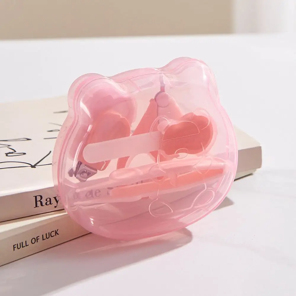 

Durable Plastic Baby Nail Clipper Set Stainless steel Safety Nail Files Anti-flesh-pinching Nail Clipper