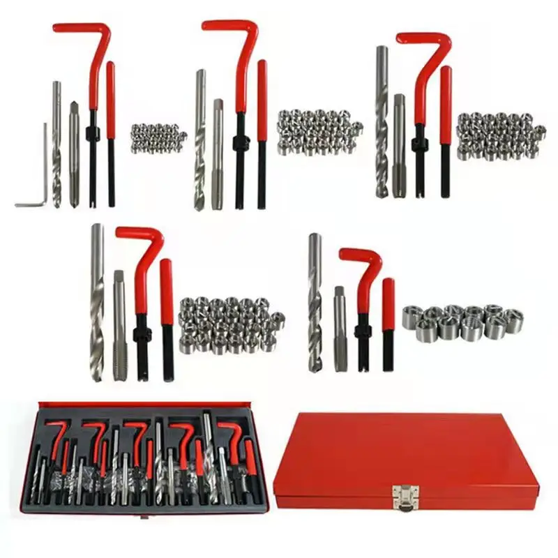

131Pcs/Set Engine Block Restoring Damaged Thread Repair Tool Kit M5 M6 M8 M10 M12