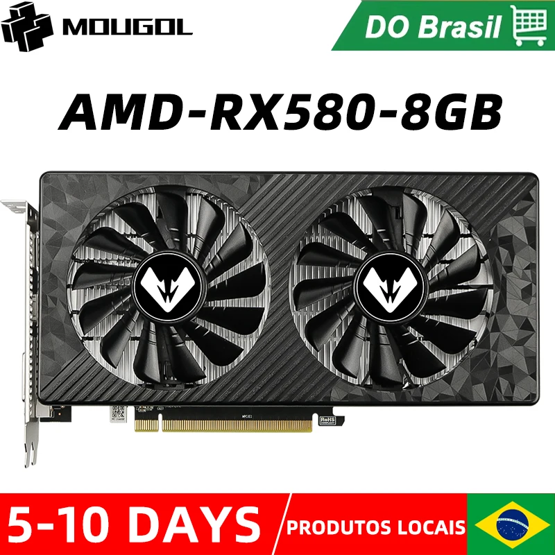 مراجعة شاملة لبطاقة الرسوميات AMD Radeon RX580 8GB من MOUGOL: الأفضل لتعدين العملات الرقمية والألعاب
