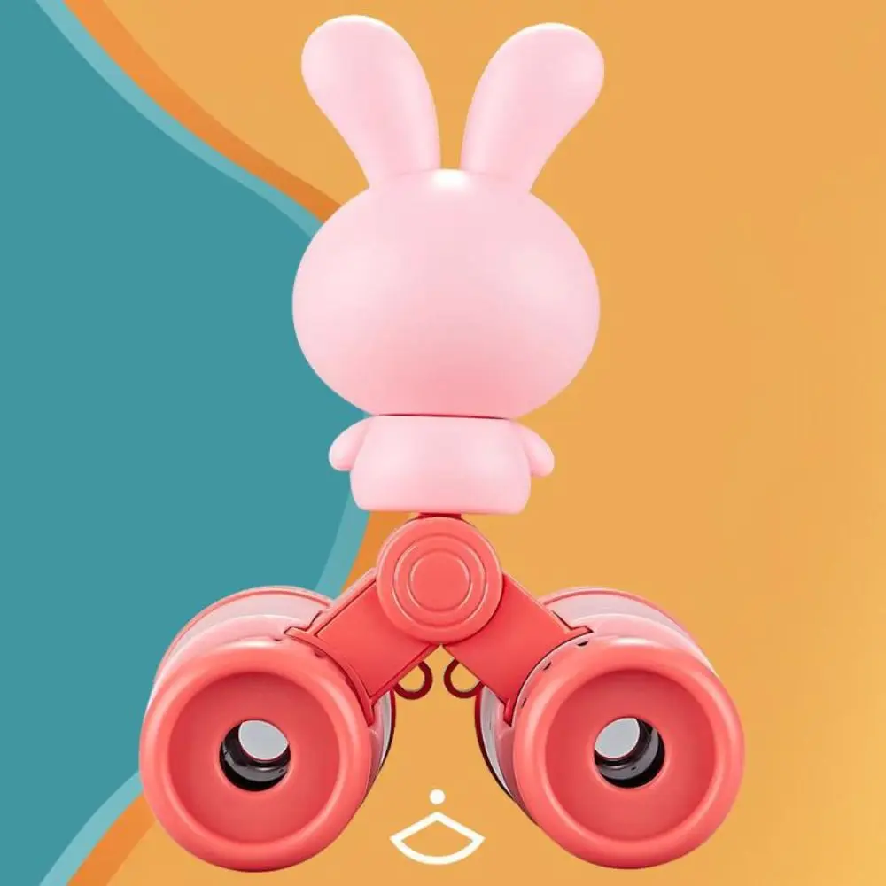 

Removable Children Binocular Telescopes with A Whistle Science Exploration Rabbit Telescopes Cartoon Plastic Children Telescope