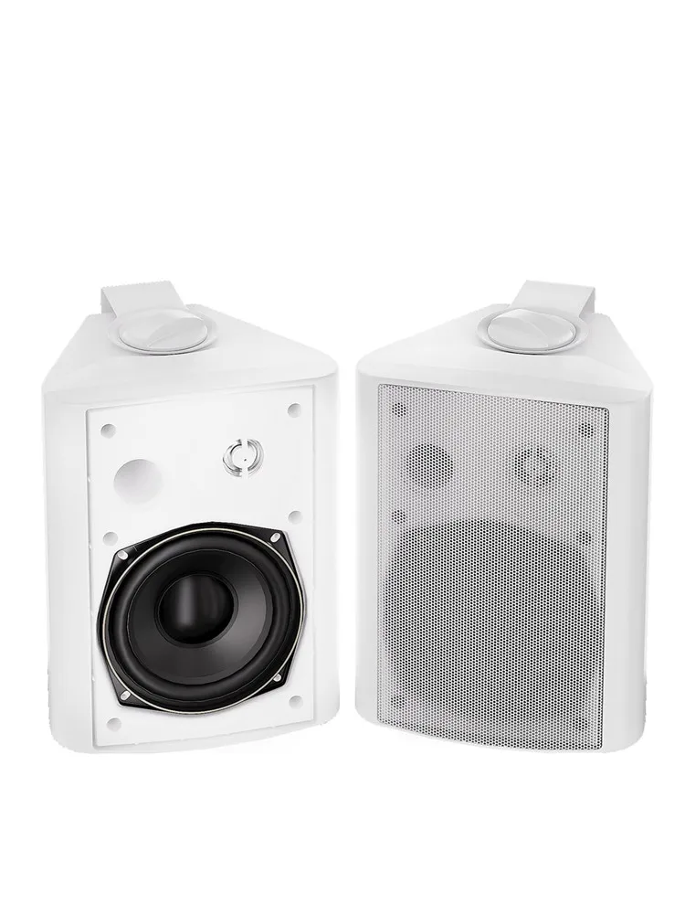 Głośniki Bluetooth Herdio 5.25'' 300W do użytku wewnątrz i na zewnątrz, wodoodporne, z możliwością montażu na ścianie, aktywne głośniki do patio, garażu, tarasu, domu. — zdjęcie produktu 7