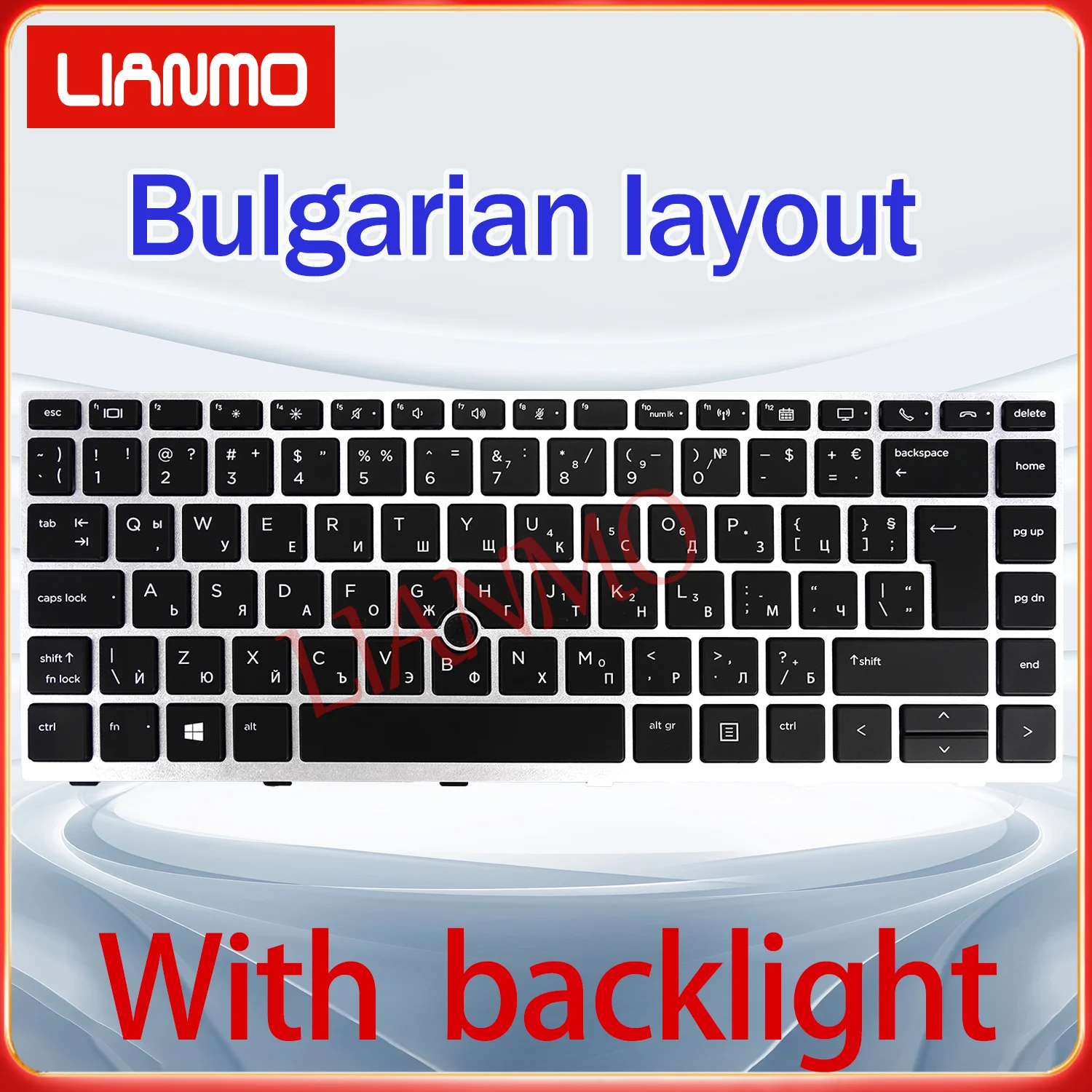 French/Belgian/Bulgarian/Brazil/Canadian French/Switzerland for HP EliteBook 840 G5 846 G5 745 840 G6 14u G5 backlight keyboard