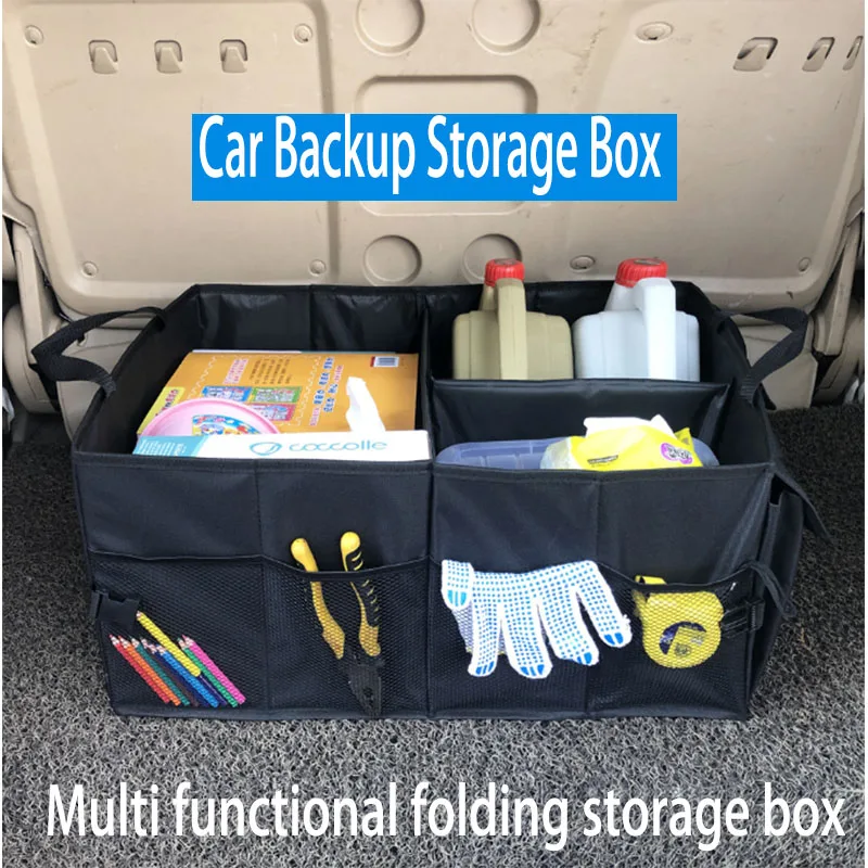 

Car storage box Multi functional folding organizer box Car Backup Storage Box Automotive interior supplies Car Interior Storage