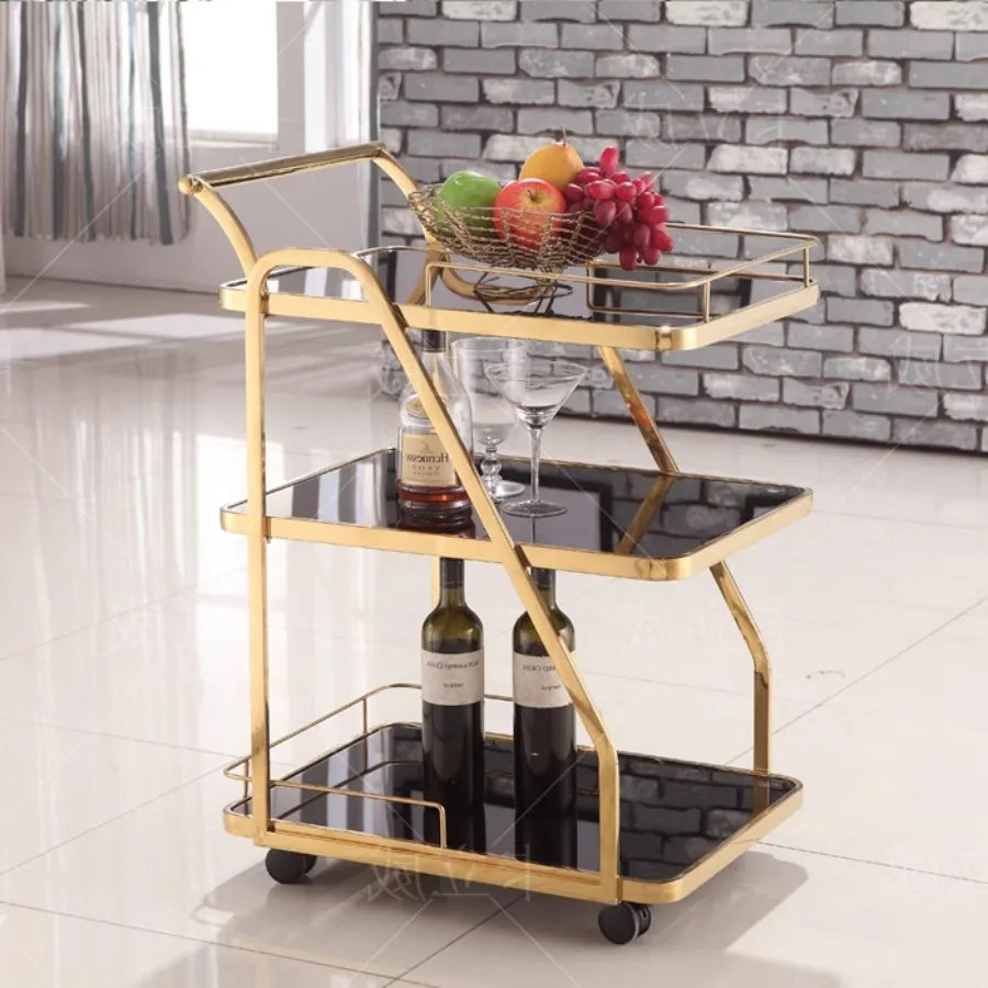 

Metal Trolley Wheels Tool Box Storage Rack Camping Salon Trolley Table Professional Kitchen Drink Holder Mesa Plegable Food Cart