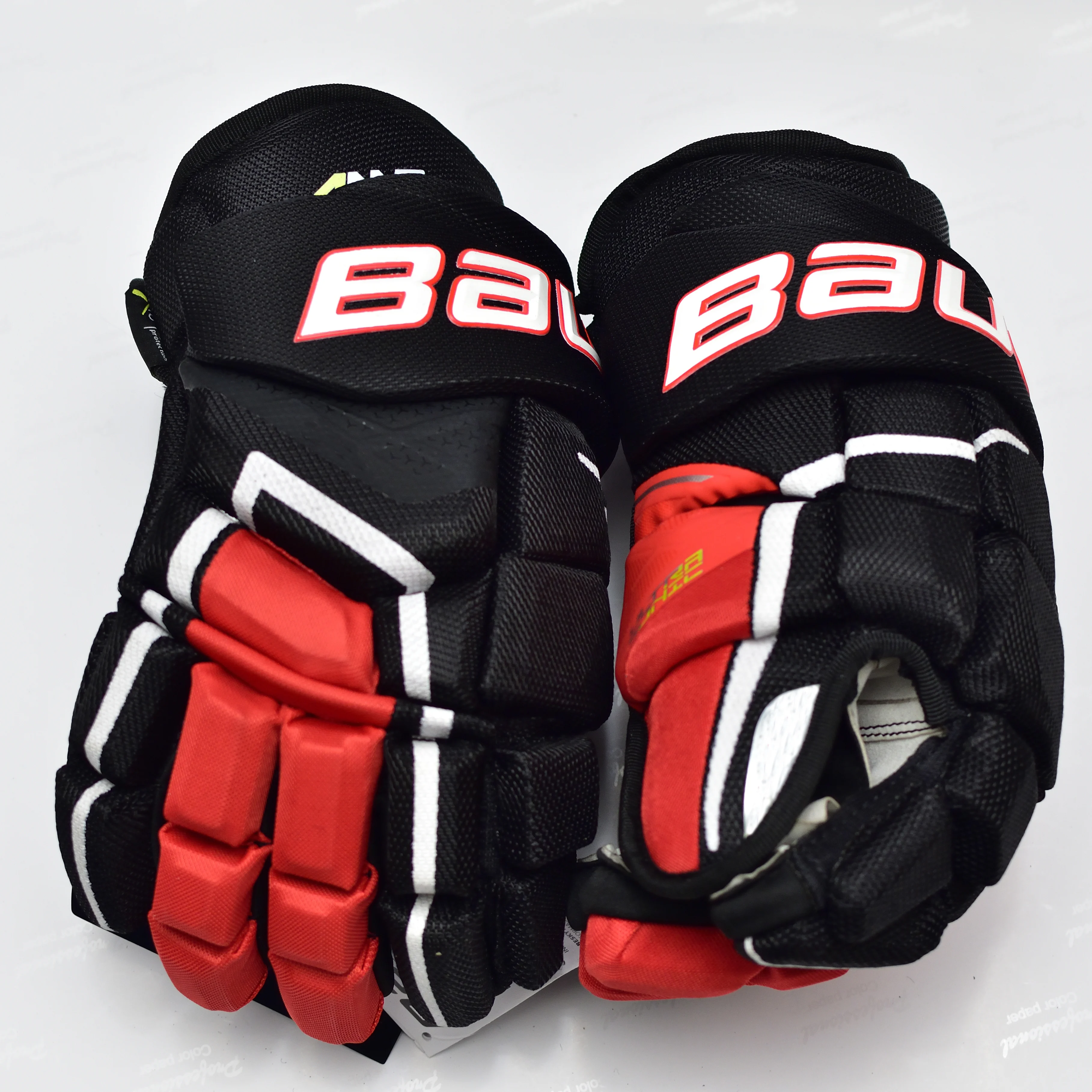 

[2-Pairs][TEME][Ultrasonic]New Ice Hockey Gloves BAU Brand Ultrasonic 13" Professional Athlete Hockey Glove