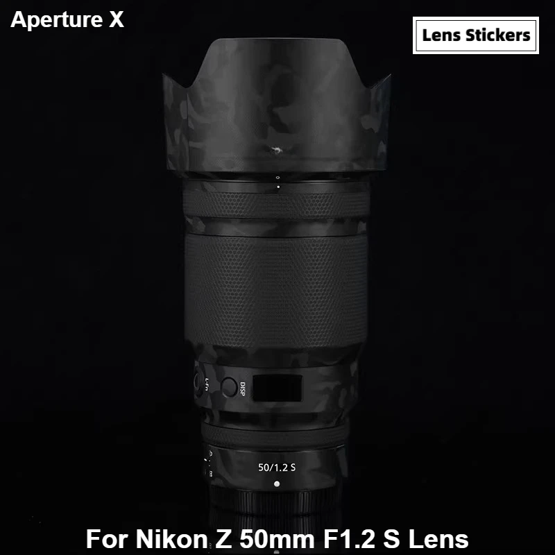 For Nikon Z 50mm F1.2 S Lens Drop Protection Lens Skin Decal Fashion Pattern Self Adhesive Waterproof Lens Decor Sticker
