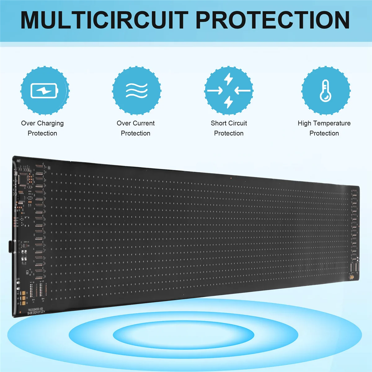 

Efficient USB Car Truck Display Screen 16x96 LED Matrix Pixel Panel Light