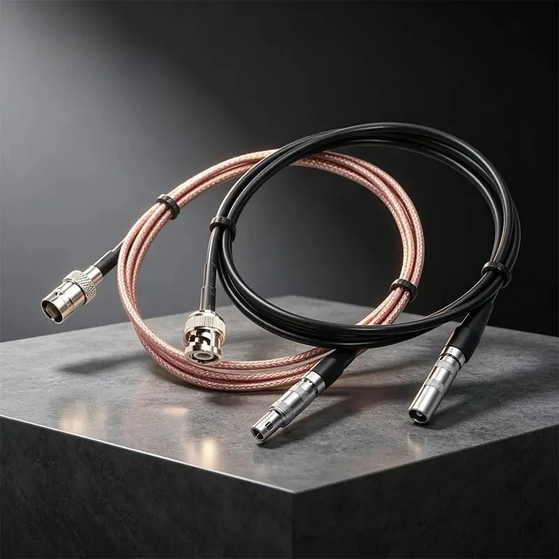 RG316 RG174 Remo 00S To BNC Ultrasonic Oscilloscope Cable Compatible with Flaw Detection Probe Cable C5Q9 Power Cord 1/2/3/5M