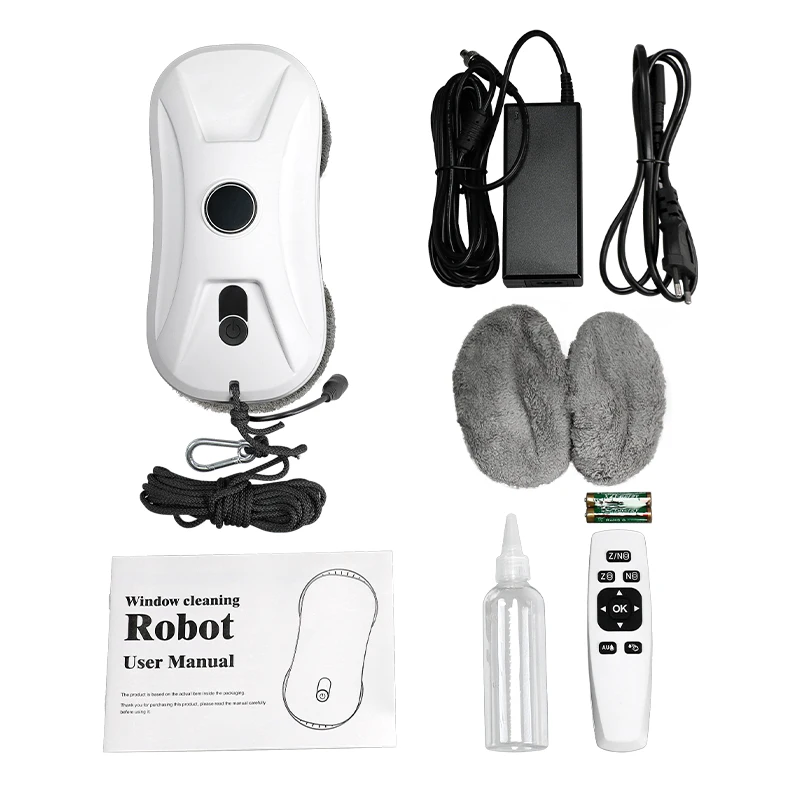 Atualizado venda quente eletrodomésticos inteligentes robô de limpeza de janelas eficiente limpeza de janelas oem odm disponível robô limpador de vidro