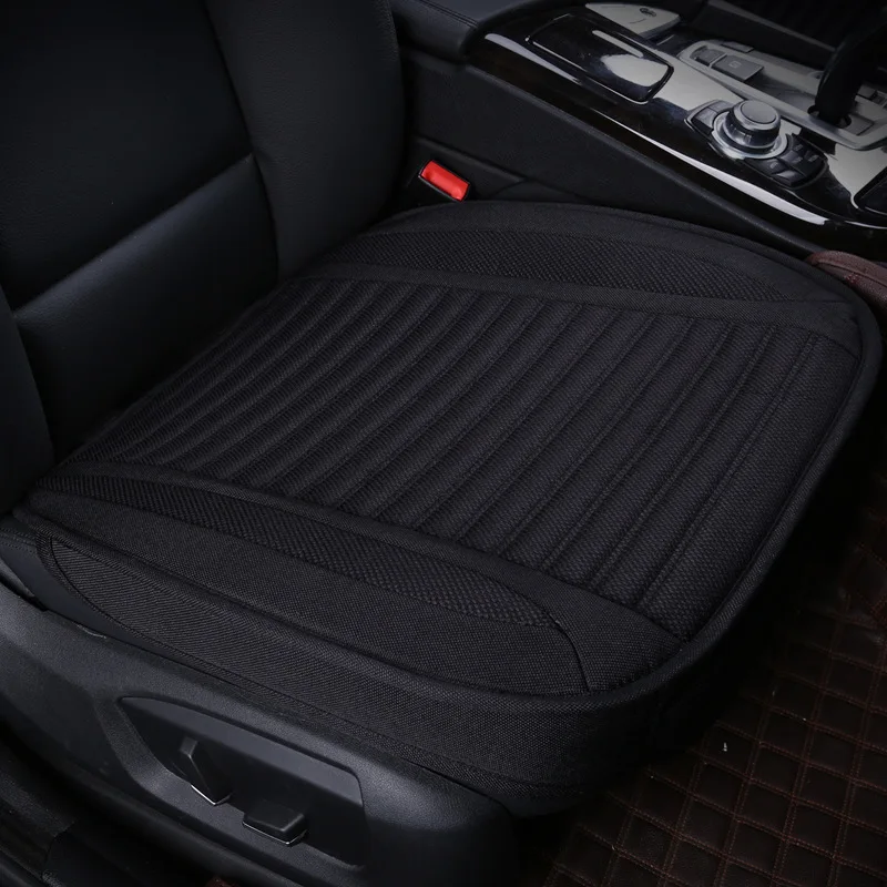 Breathable Car Seat Cover 9D Flax Seat Protection Cushion Four Seasons Universal Front And Rear Seat Anti-skid Pad Driver Mat