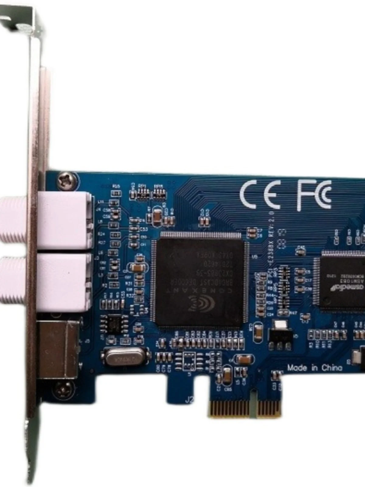 Video Capture Card PCIE Supports WIN10 WIN7 64-bit 32-bit B-ultrasound Endoscope and So On.