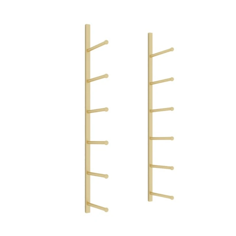 Multilayer Wall Shelf Iron Yoga Mat Storage Rack Gym Equipment Sorting Rack Indoor Layered Design Sports Equipment Display Stand 6