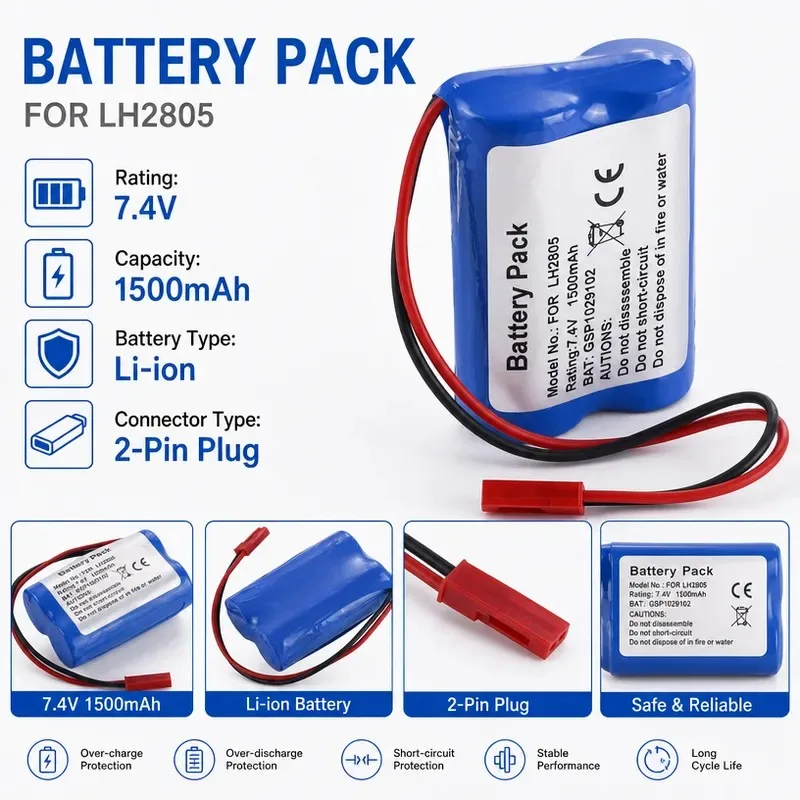 Replacement Battery for LH2805 Infant Monitor