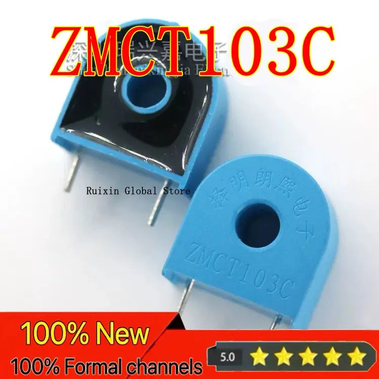 Zhenming-Micro Courant de Précision Authentique, Article ZMCT103C 5A/5mA CT103, Vente Directe du Fabricant, 5 Pièces