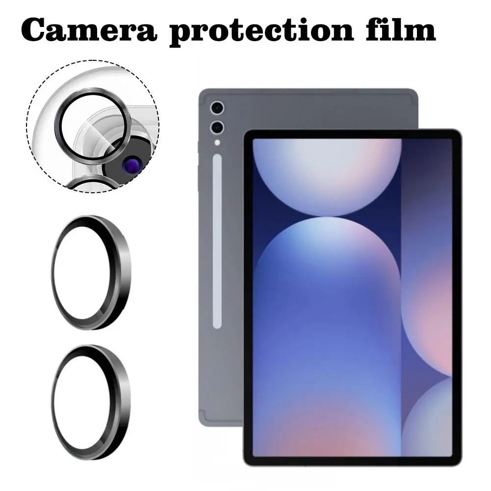 2Pcs Objektiv Schutz Film Für Samsung Galaxy Tab S10 Ultra Metall Ring Kamera Protektoren Für Tab S10 Ultra Objektiv glas