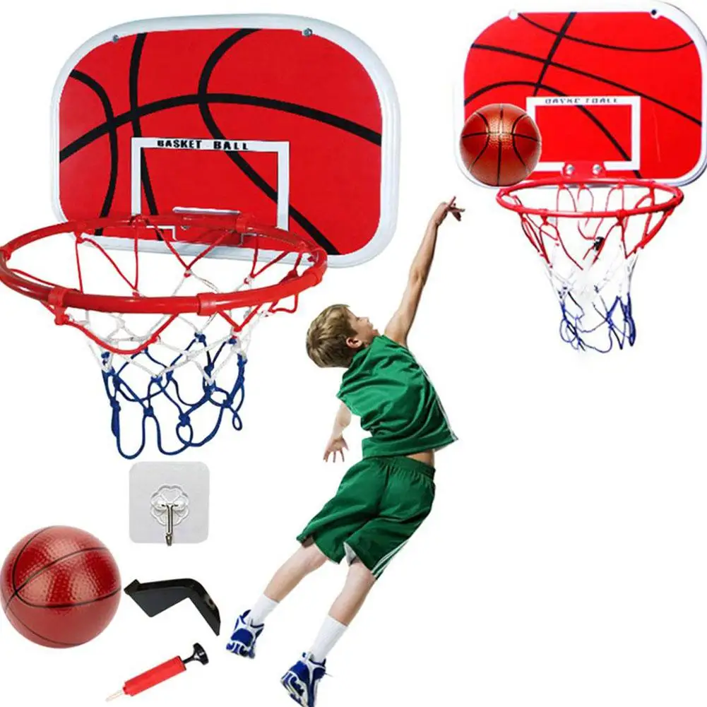 

Mini Basketball Hoop With Ball And Pump Portable Basketball Hoop Adjustable Basketball Hoop Set Indoor Outdoor For Kid B2n8