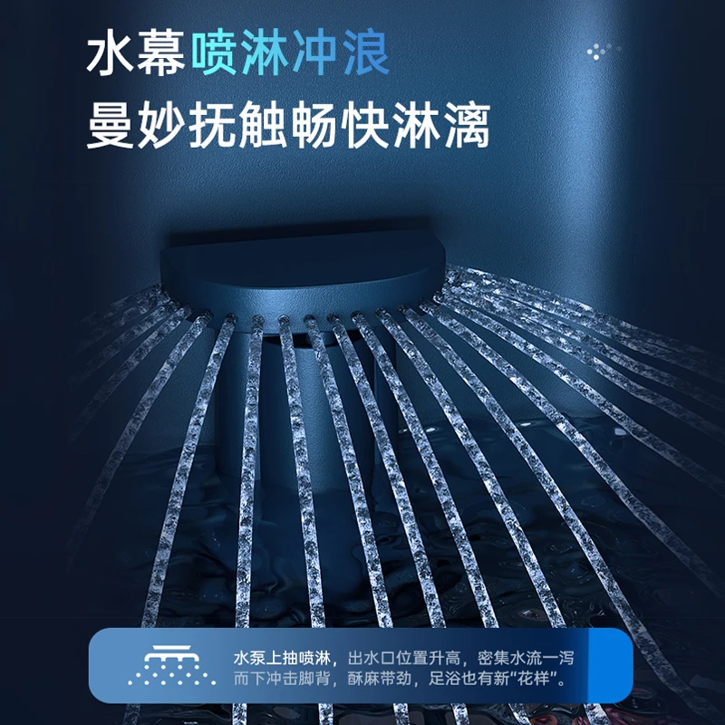 Footbath tub heated constant temperature fully automatic electric massage footbath household footbath