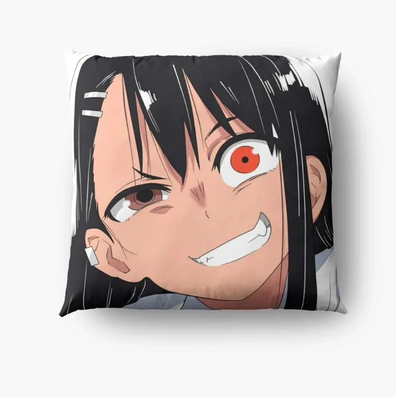 Nagatoro Hayase Pattern Cushion Cover Throw Pillow Case Home Decor High Quality