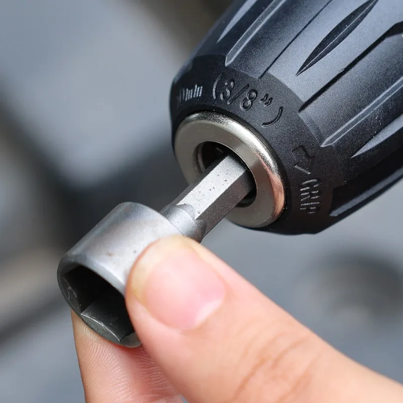 Strong Sleeve Wrench Hexagonal Handle Nut Driver Drill Bit Screw For Impact Drill Screwdriver Bits Socket Adapter Hand Tools