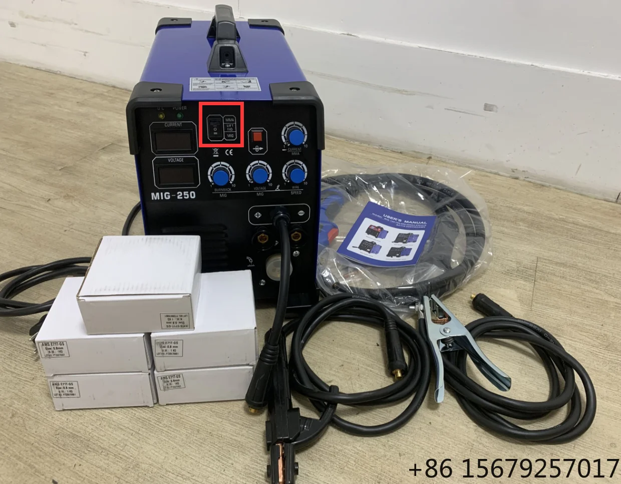 Smart Portable 4 in 1 Welding Machine Mig Tig Cut Mma and Flux Welding Without Gas Multifunction Welding Machine