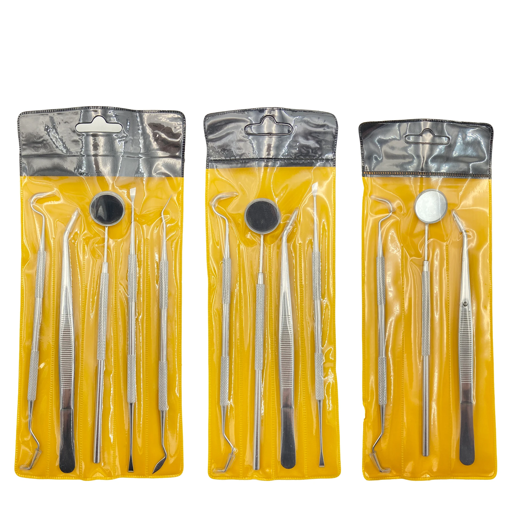 

Наборы инструментов для зубов, инструменты для чистки стоматолога из нержавеющей стали, зеркало для рта, пинцет из нержавеющей стали, локтевой зонд, инструмент для стоматологов