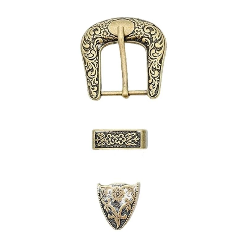 5asd Hipsters Simple Metal Belt Buckle Western Buckle for Ethnic Trendy Jeans DIY Accessories Replacement