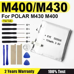 XDOU 3.8V 190mAh Rechargeable Lithium Battery For POLAR M430 M400 GPS Sports Watch New Li-Polymer Accumulator Replacement