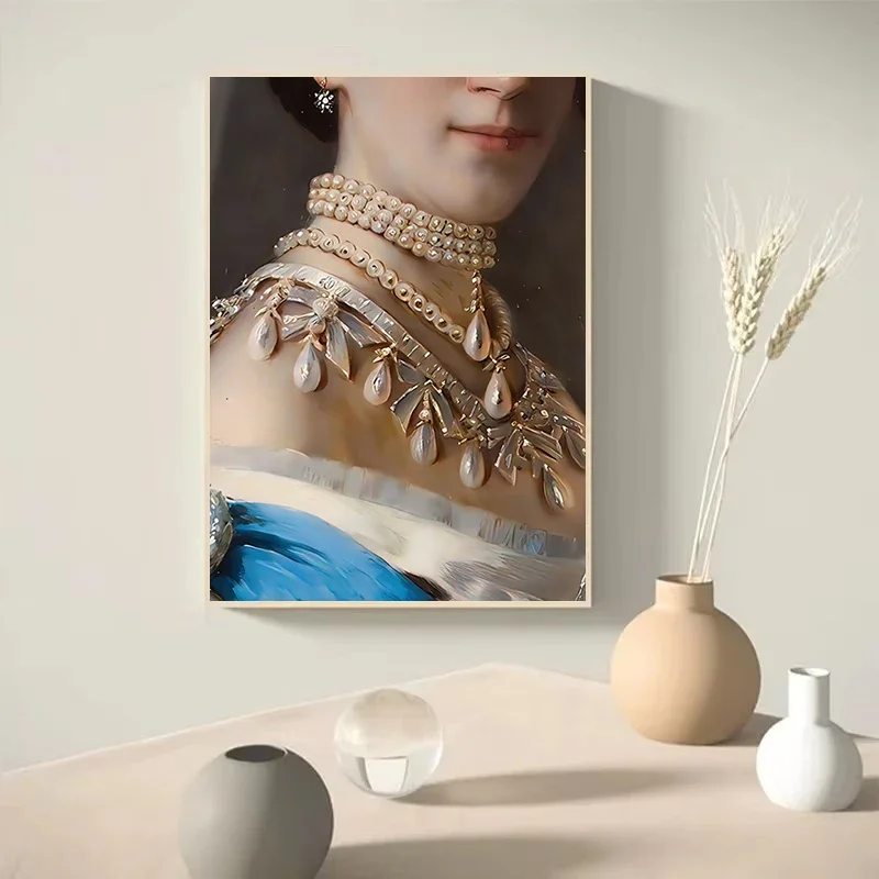 Vintage Woman Baroque Posters Renaissance Wall Art Picture Living Room Decor Gifts Canvas Painting Wall Art Room Decor Aesthetic