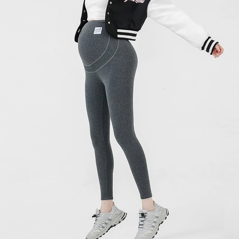 Hight Waist Belly Maternity Legging Autumn Winter Thickening Fashion Clothes for Pregnant Women Pregnancy Skinny Pants