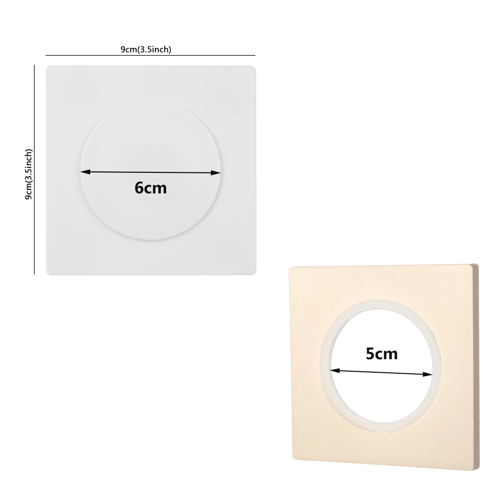 Wall Wire Hole Cover Vents Decoration Protection Duct Cover Snap-on Panel Decor Cap Reserved Drill Hole Plugging Hardware
