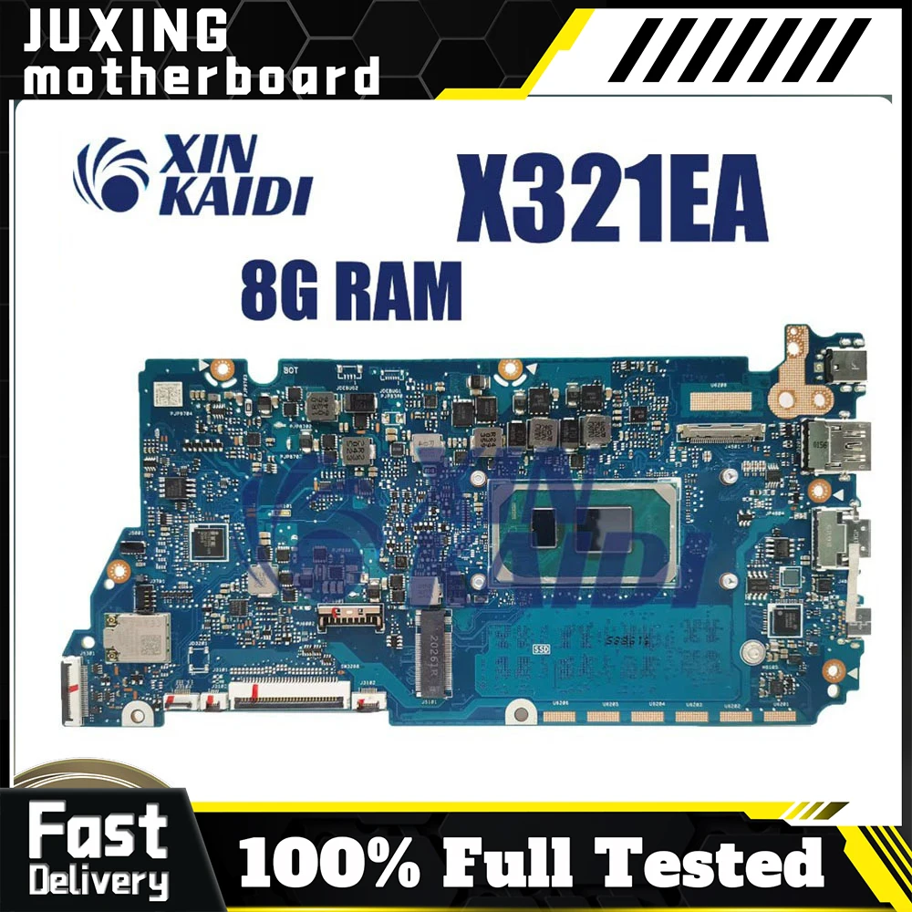 

X321EA For ASUS VivoBook S333EA I333EA X321E X321EA Laptop Motherboard i3 i5 i7 CPU Laptop Mainboard