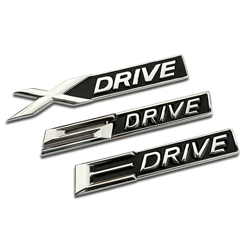 3D 금속 자동차 엠블럼 배지 스티커, Sdrive Edrive Xdrive 로고, 3 5 시리즈 E90 E39 E46 F10 F20 F30 X1 X3 X5 X6 액세서리