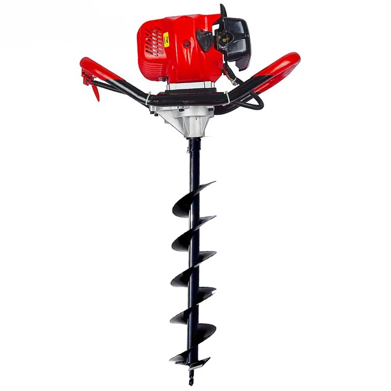 Gasoline Garden 71CC Earth Auger Tiller Ground Hole Driller for Tree Planting WITHOUT DRILL BIT