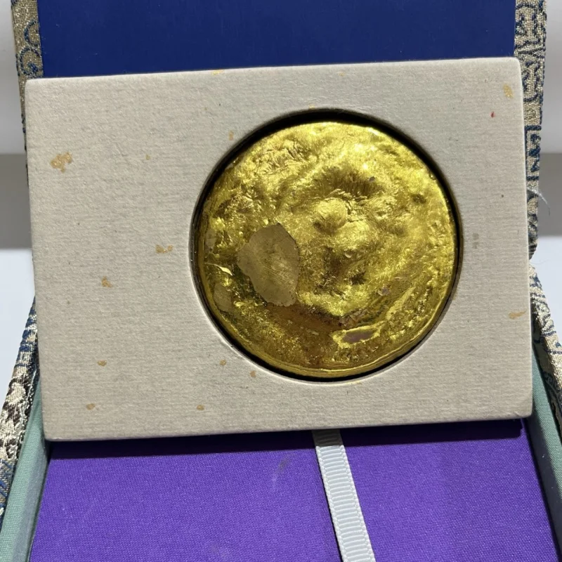 

Old Qing 3rd Year of Republican Era One Or Two Gold Ingots Xinxuan Grade a Variety of Very Gold Crafts