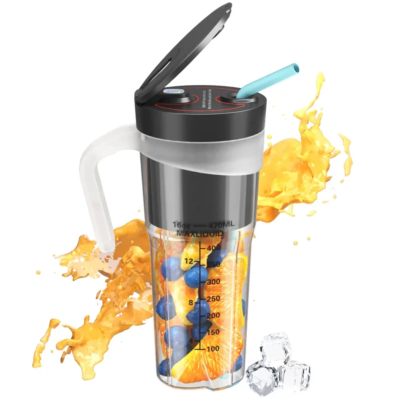 

Высококачественная портативная соковыжималка для свежести, ручной миксер, перезаряжаемый смузи, мини-спортивный кухонный бытовой автоматический блендер