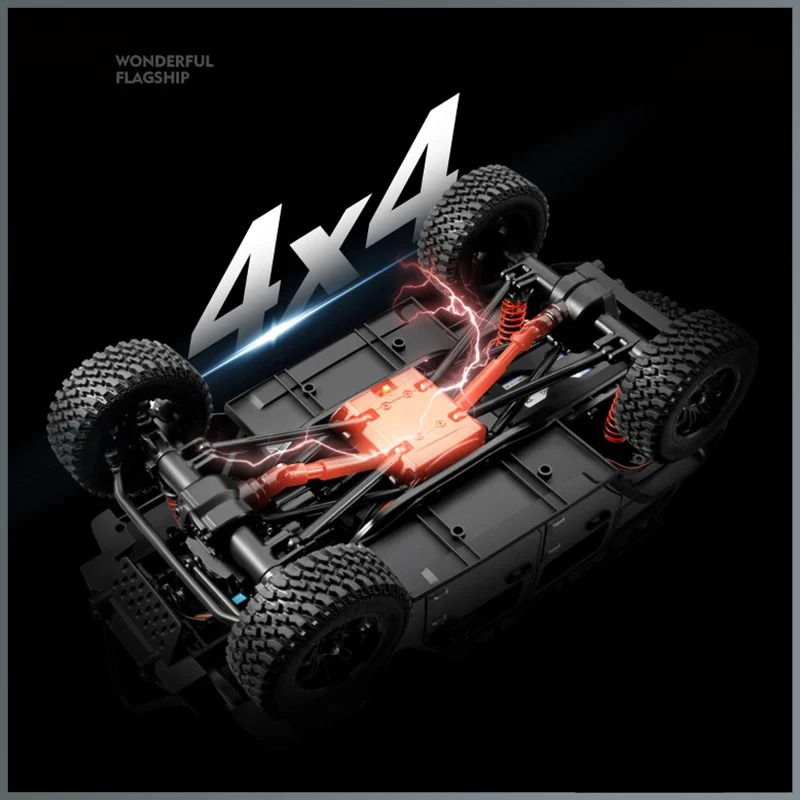 Rc Crawler 4X4 Auto Mn128 2.4G Klimmen Buggy Professional Met Led Licht Full Scale Afstandsbediening Auto 'S Speelgoed Voor Jongens Cadeau