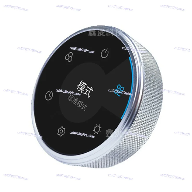 

1,28-дюймовый IPS ЖК-дисплей с вращением на 360 градусов, Bluetooth-пульт дистанционного управления, ручка переключателя фритюрницы